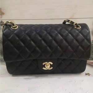 Black Chanel purse